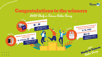 Event Announcement: 2022 Study In Taiwan Online Survey Winners