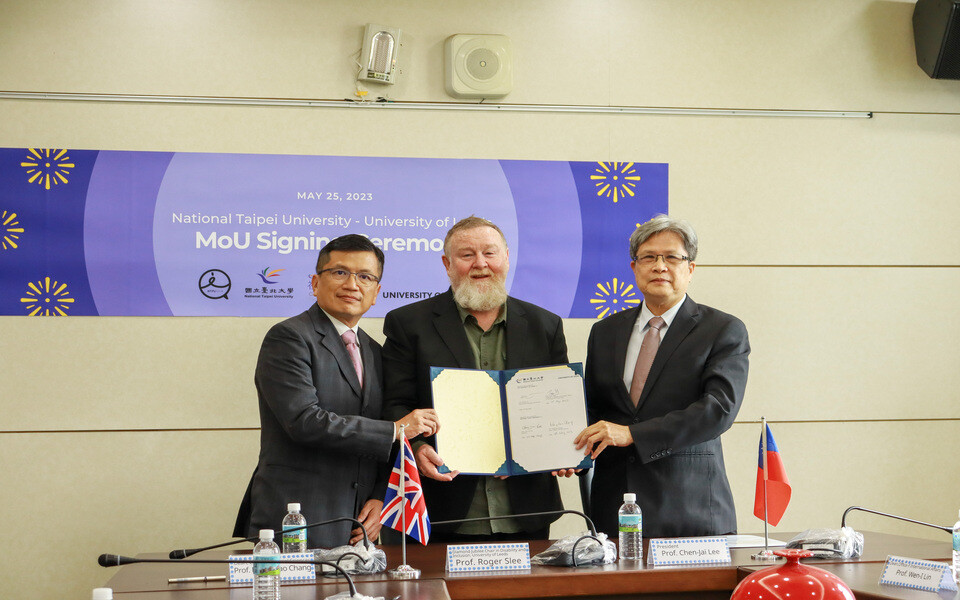 MOU Signing Ceremony and International Lecture Mark the First Joint Initiative Between National Taipei University and the University of Leeds